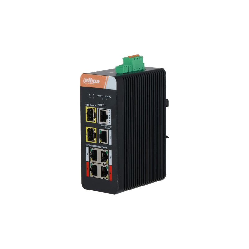Dahua PFS4207-4GT-DP 7-Port Gigabit Managed Industrial PoE Switch