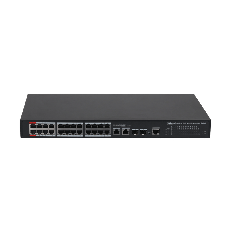 Dahua PFS4226-24GT2GF-360 24-Port Gigabit Managed PoE Switch