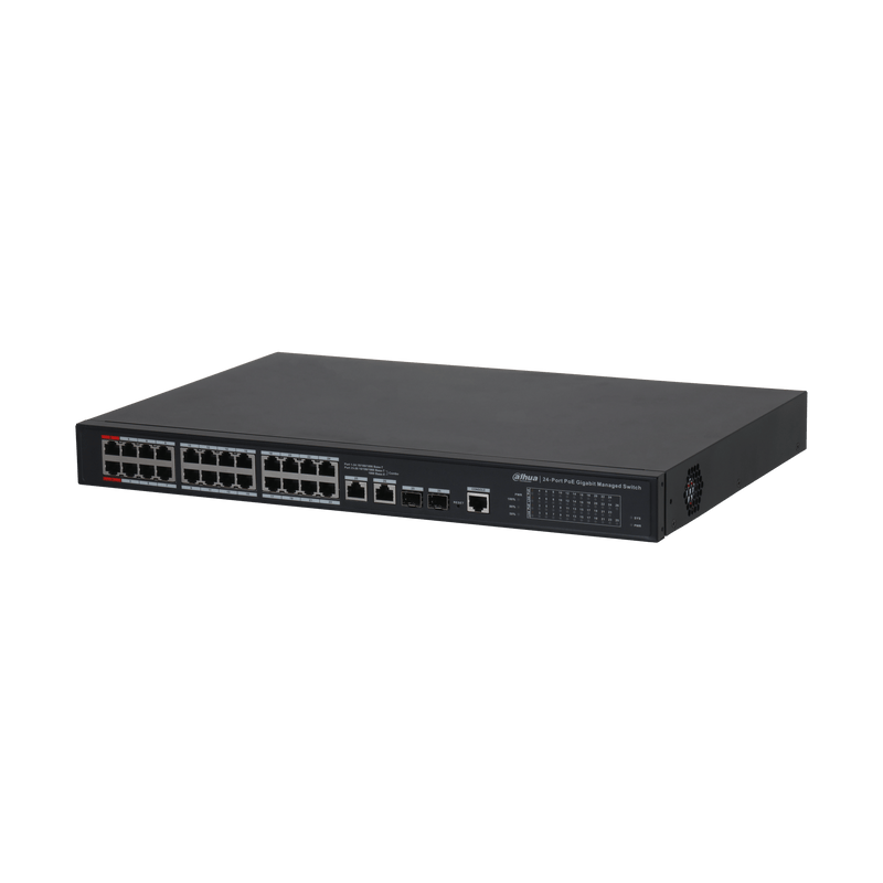 Dahua PFS4226-24GT2GF-240 24-Port Gigabit Managed PoE Switch