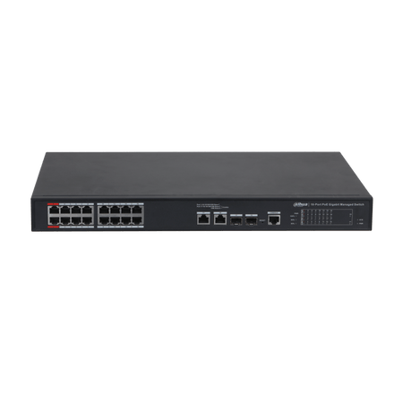 DAHUA PFS4218-16GT2GF-240 16-Port Gigabit Managed PoE Switch