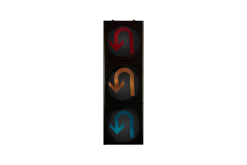 Dahua ST300H-DT-E3A-S 300mm U-Turn Traffic Light Vertical AC
