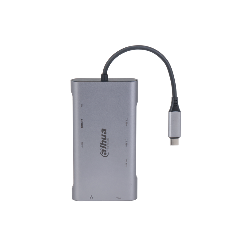 Dahua TC39 9-in-1 USB 3.1 Type-C Docking Station with HDMI, RJ45, VGA, SD/TF, PD