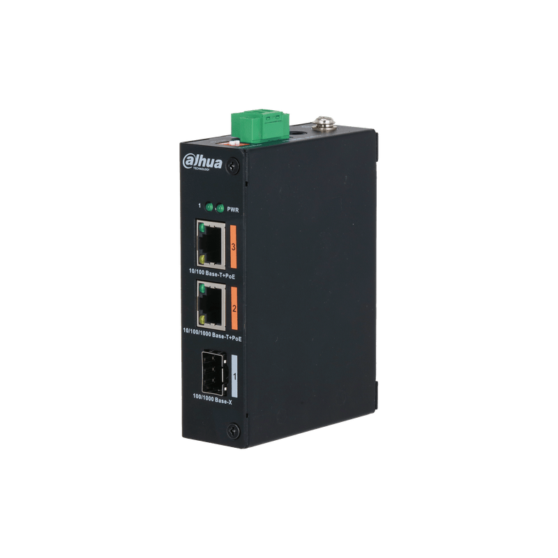 Dahua PFS3103-1GT1ET-60 3-Port Unmanaged Hardened PoE Switch