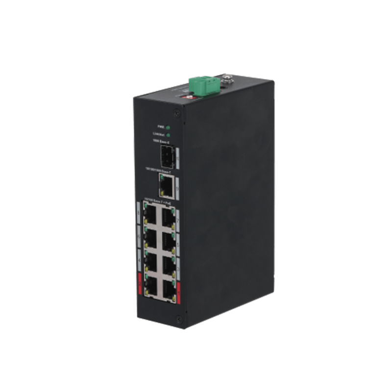 Dahua PFS3110-8ET-96 8-Port PoE Desktop Switch, 10-Port Unmanaged