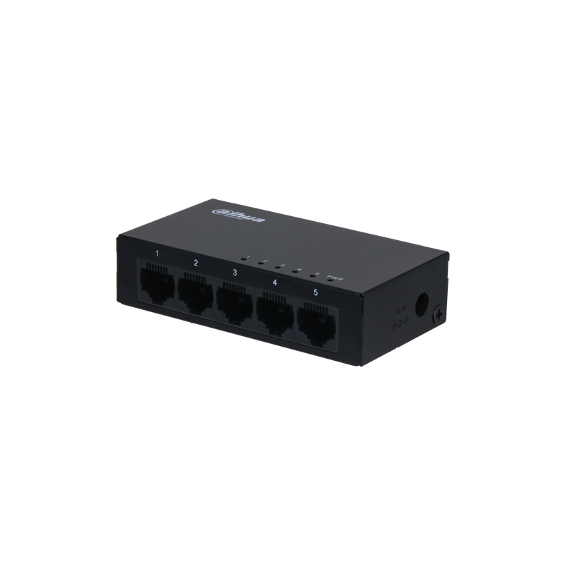 Dahua PFS3005-5GT- 5-Port Unmanaged Gigabit Switch, Metal Desktop