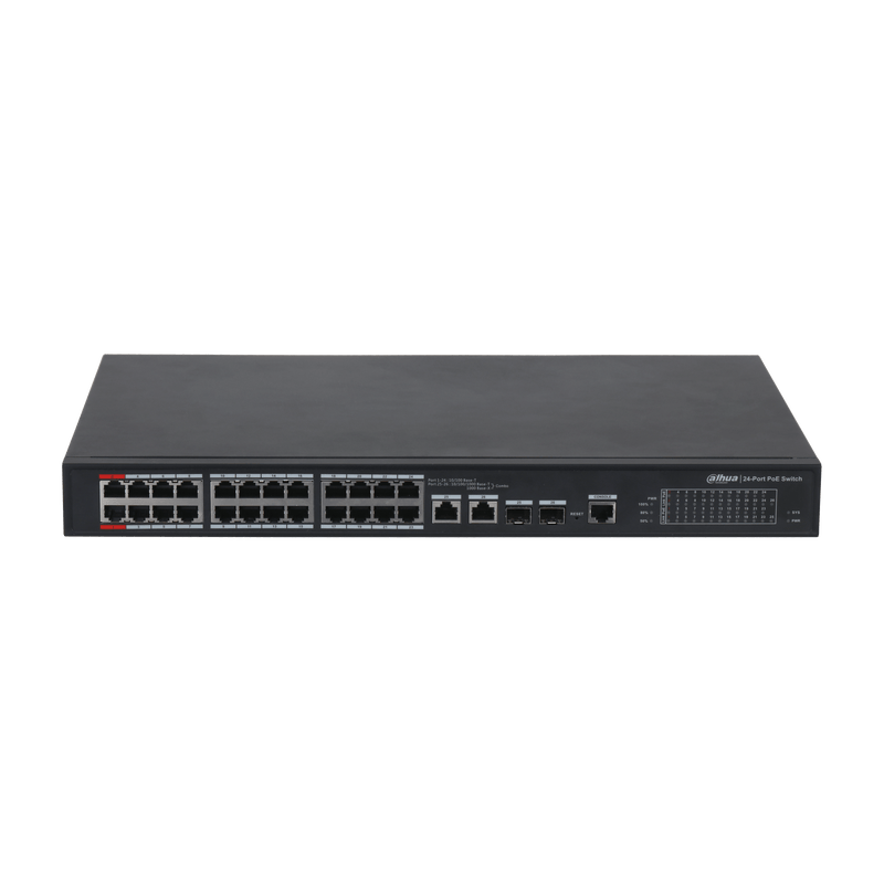 Dahua PFS4226-24ET-360(onlyforproject) 24-Port 100Mbps Managed PoE Switch
