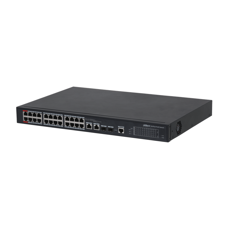 Dahua PFS4226-24ET-240 24-Port 100Mbps + 2-Port Gigabit Managed PoE Switch