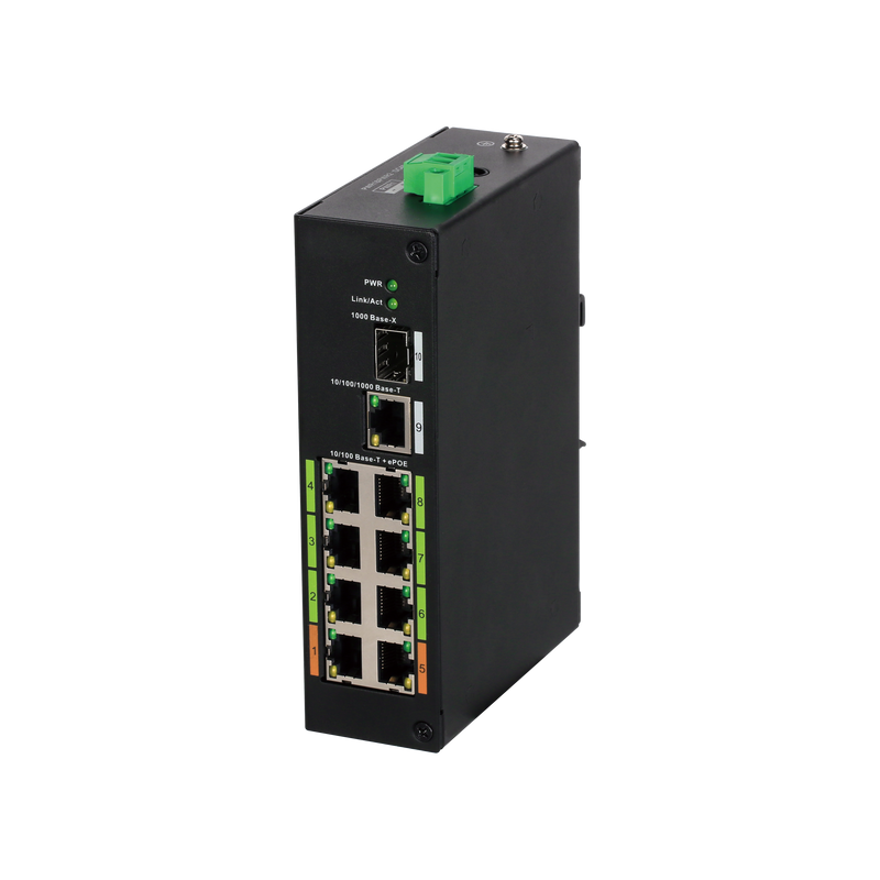 Dahua LR2110-8ET-120 8-Port ePoE Layer-2 Switch