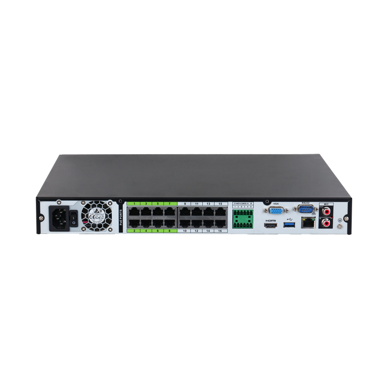 Dahua NVR5232-16P-EI 32-Channel 1U 16PoE 2HDD WizSense NVR