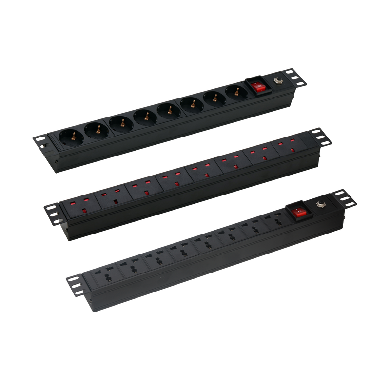 Dahua PDU 8-Outlet Rackmount Power Strip, 19" 1U