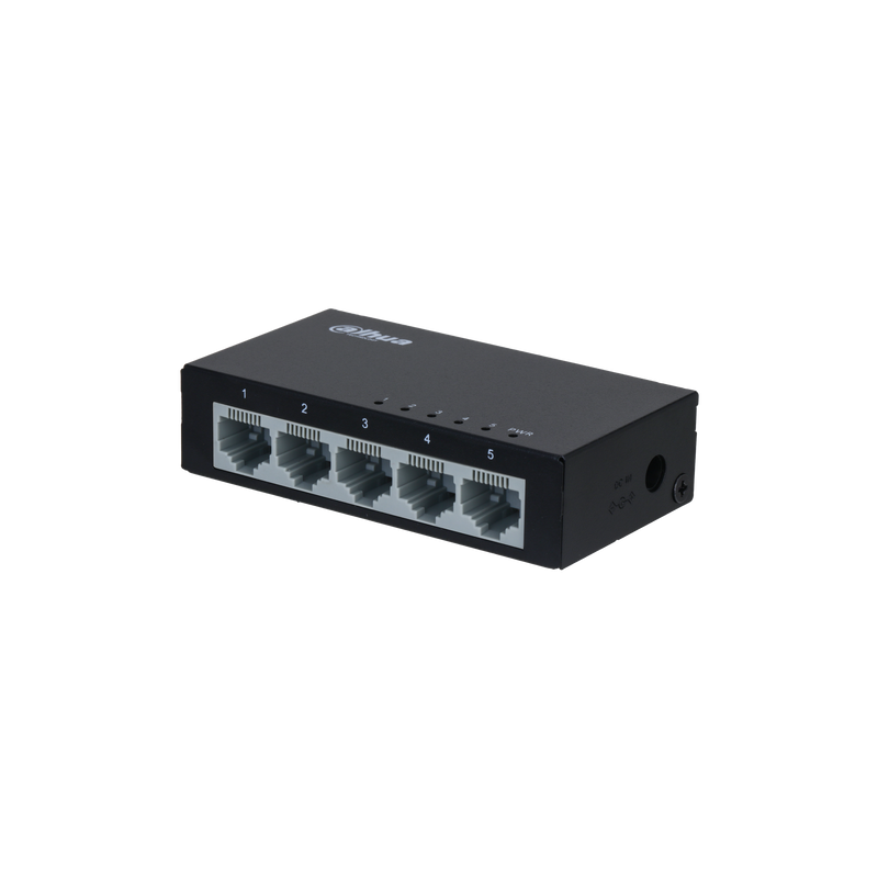 Dahua PFS3005-5ET- 5-Port 10/100 Unmanaged Metal Ethernet Switch