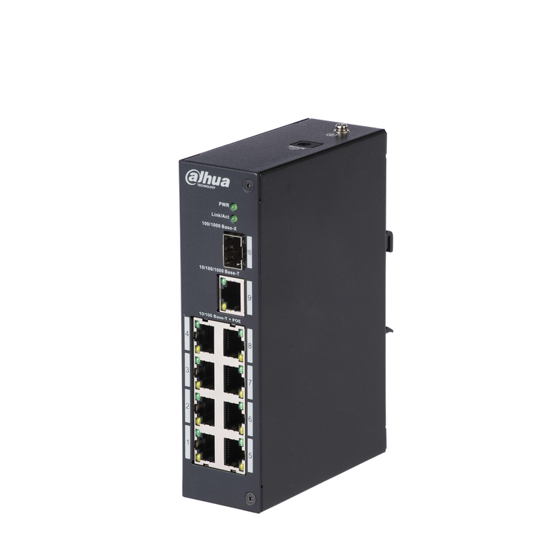 Dahua PFS3110-8P-96 8-Port PoE Unmanaged Industrial Switch