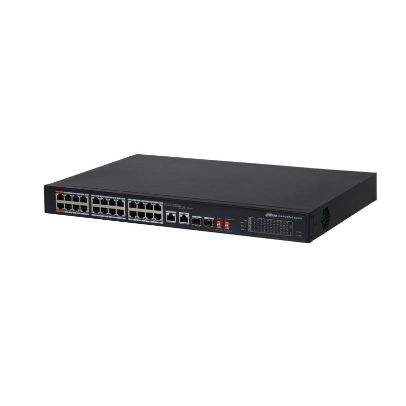 Dahua PFS3226-24ET-240 24-Port 100Mbps PoE Switch with 2 SFP