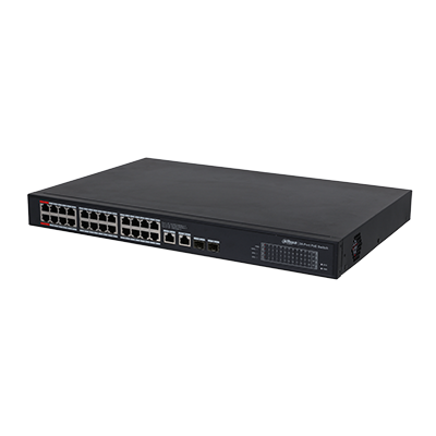 Dahua PFS3228-24GT-240 24-Port Gigabit PoE Switch with 2 SFP