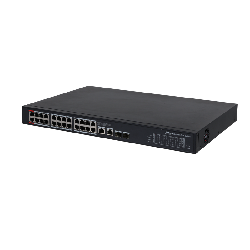 Dahua PFS3228-24GT-360 24-Port Gigabit PoE Switch with 2 SFP