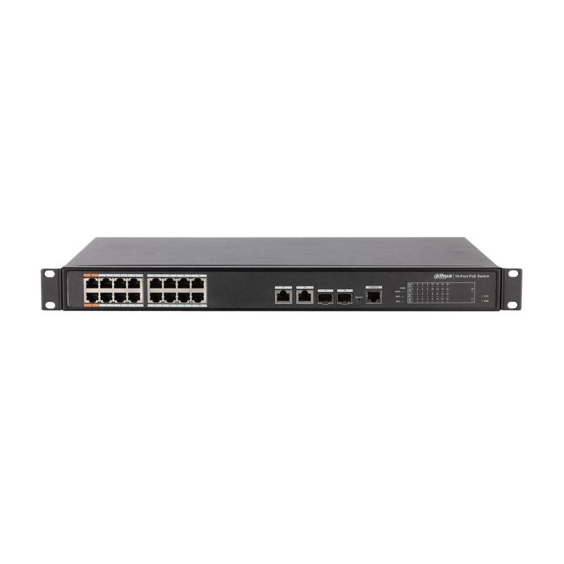 Dahua PFSD216ET2-240D 16-Port Ultra Series Hi-PoE RJ45 + 2 SFP Switch