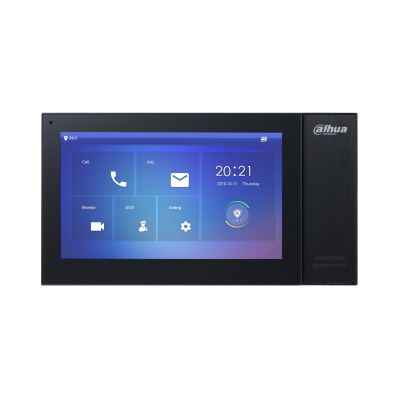 Dahua VTH2421FB(W)-P 7" PoE Touch Indoor Monitor Video Intercom