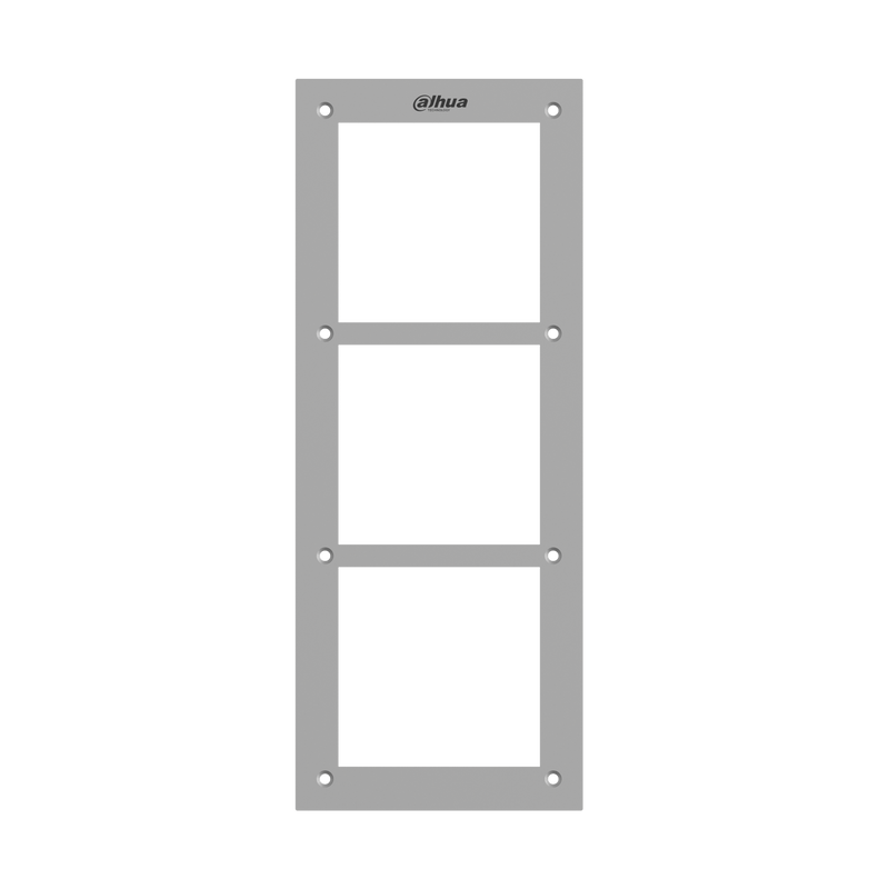 Dahua VTOF003-V2 3-Module SUS304 Front Panel for Video Intercom