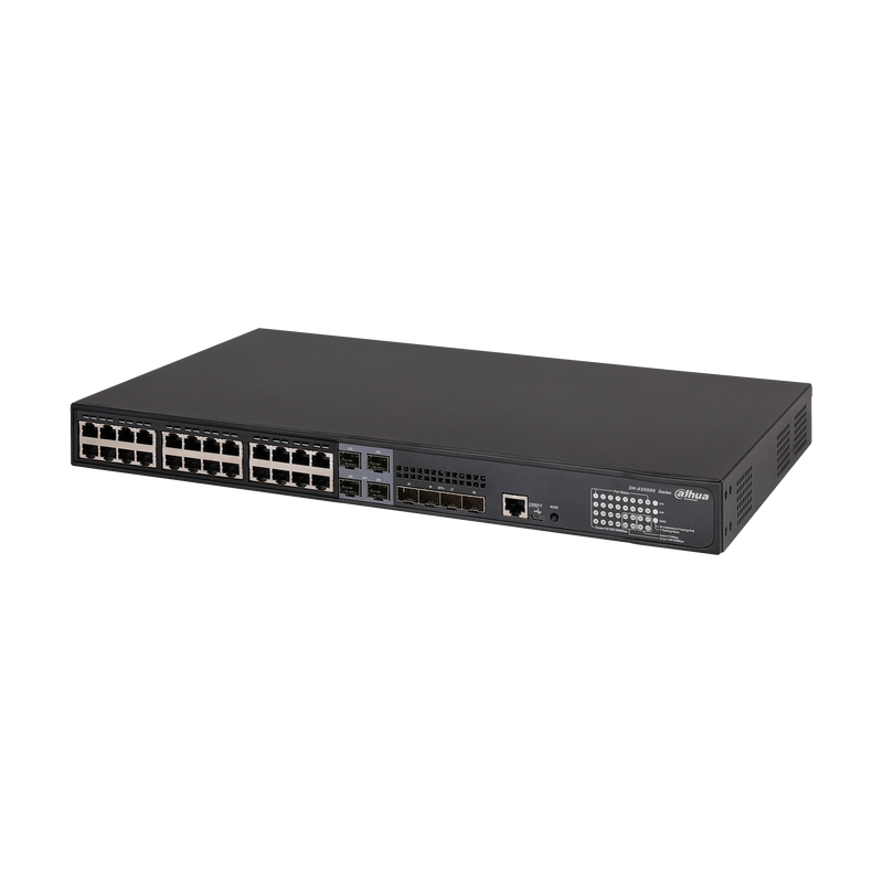 Dahua AS5500-24GT4XF-370- 24-Port Gigabit PoE L3 Managed Switch with 4 SFP+