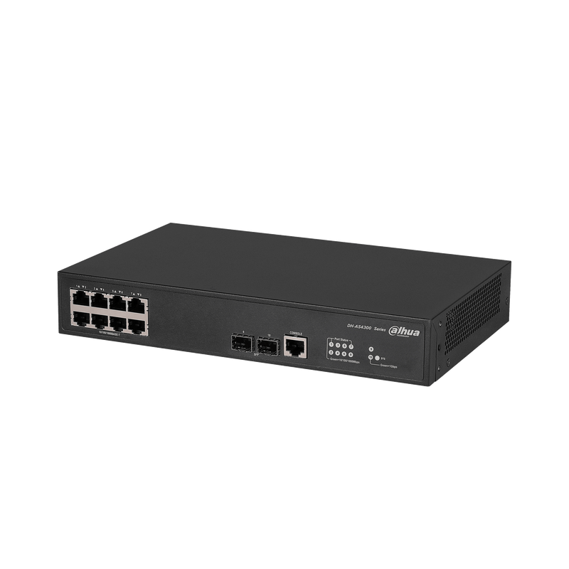 Dahua AS4300-8GT2GF- 8-Port Gigabit L2+ Managed Switch with 2 SFP