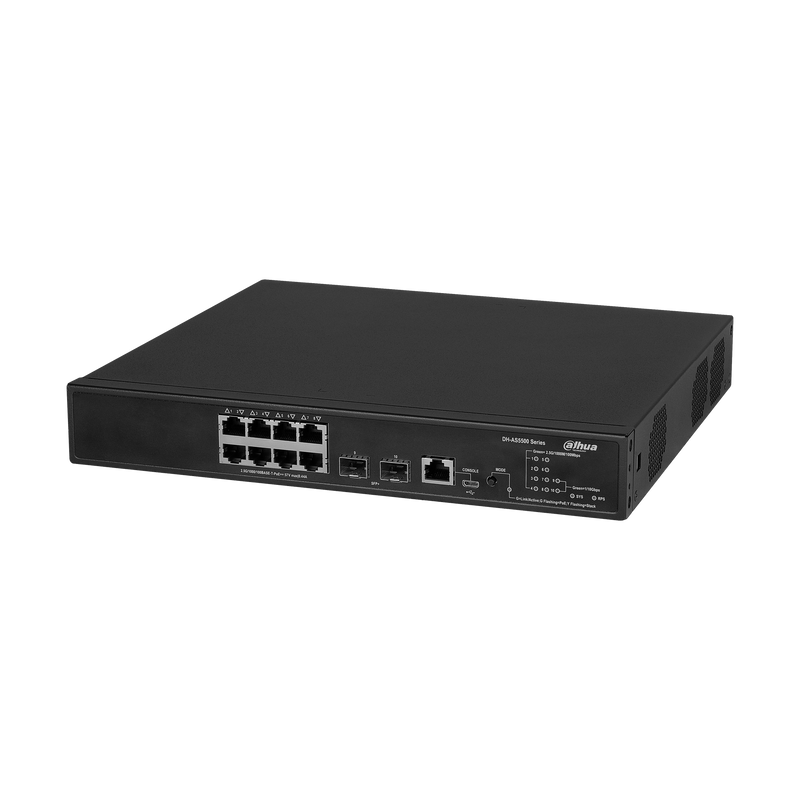 Dahua AS5500-8MGT2XF-370 L3 Managed 8-Port 10G Uplink Switch