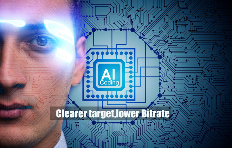 Clearer Target, Lower Bitrate AI Coding saves 50% bandwidth and storage costs