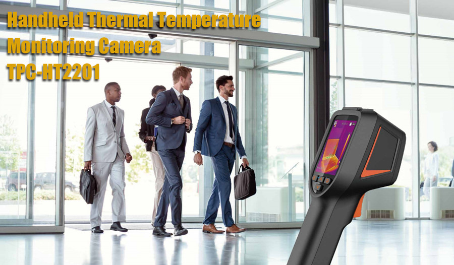  Handheld Thermal Temperature Monitoring Camera allows non-contact and rapid temperature monitoring, and offers no risk for frontliners. It can be conveniently deployed in public places, and can be used for efficient and safe preliminary monitoring of temperature anomalies.