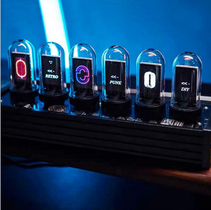 LED Nixie M with RTC 6 Digit Kit Controller LED Clock Control Nixie Design 