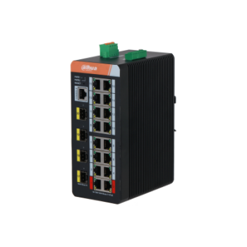 DAHUA IS4420-16GT-240 20-Port Managed Industrial Gigabit Switch with 16-Port PoE(Managed)
