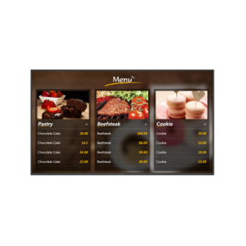 49'' Wall-mounted Digital Signage