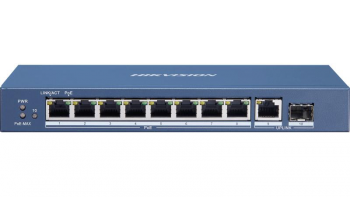 HIKVISION DS-3E0510P-E/M 8 Port Gigabit Unmanaged POE Switch