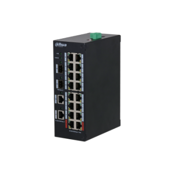 DAHUA HS3220-16GT-190 20-Port Unmanaged Hardened Switch with 16-Port PoE