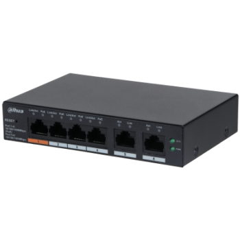 DAHUA CS4006-4GT-60 6-Port Cloud Managed Desktop Gigabit Switch with 4-Port PoE