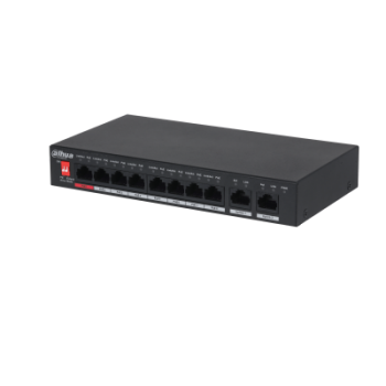 DAHUA PFS3010-8ET-96 10-Port Unmanaged Desktop Switch with 8-Port PoE