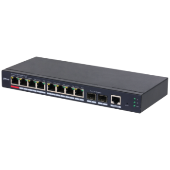 DAHUA S4210-8GT-110 10-Port Managed Desktop Gigabit Switch with 8-Port PoE