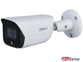 IPC-HFW3449E-AS-LED- DAHUA DH-IPC-HFW3449E-AS-LED 4MP Full-color Warm LED Fixed-focal Bullet WizSense Network Camera with 1SMD Plus IPC-HFW3449E-AS-LED