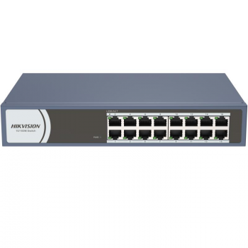 HIKVISION DS-3E0116R-O 16-Port Fast Ethernet Switch
