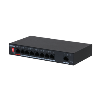 DAHUA PFS3009-8ET-96 9-Port Unmanaged Desktop Switch with 8 Port PoE