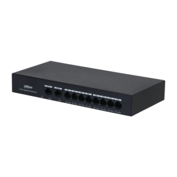 DAHUA PFS3010-8GT-65 10-Port Economical Gigabit Switch with 8-Port PoE