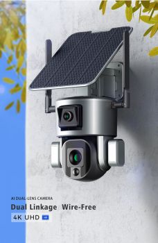 Solar Battery Network PTZ Camera