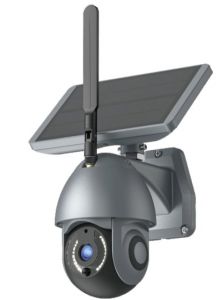 2022 New Solar Battery Network PTZ Camera Solar battery charging, no wiring, normal monitoring in cloudy and rainy days