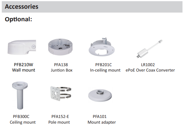 DAHUA DH-IPC-HDBW5542E-ZE