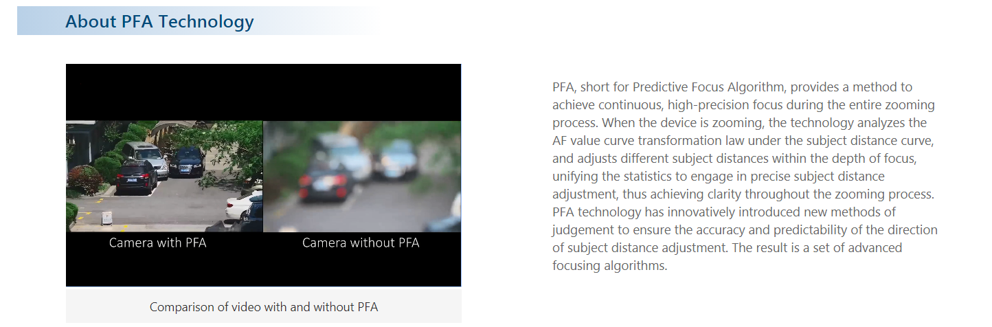 Predictive Focus Algorithm (PFA)