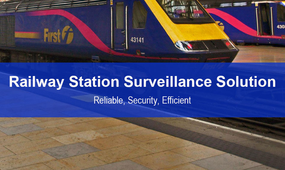 Dahua railway station surveillance solution including
network based CCTV, Emergency Alarm, Two-way intercom,
intrusion detection, Face recognition, Passenger flow management, Display systems; using professional equipment,
Artificial intelligent Algorithm to make operation reliable,
security, efficient.